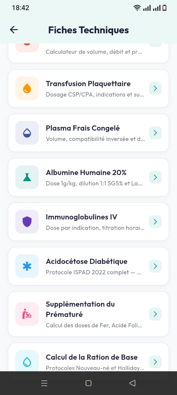 Fiches Techniques